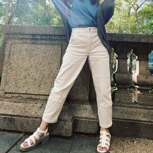 Everlane The Utility Barrel Pant in Bone